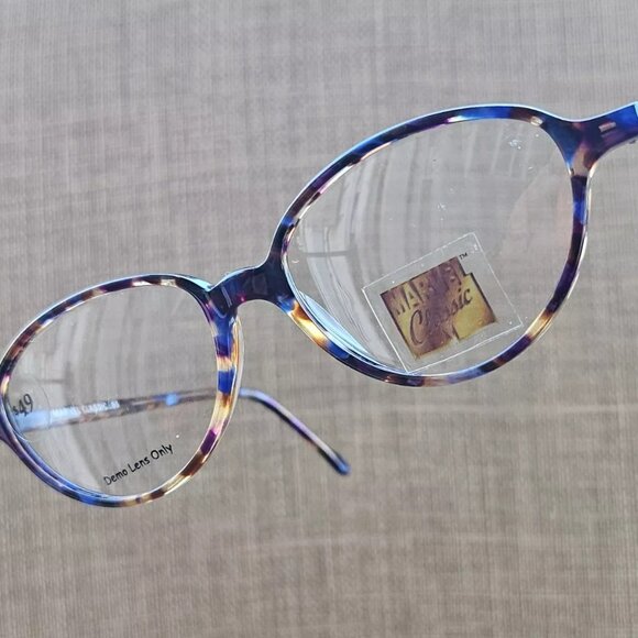 Marvel Classic Women Eyeglasses Frame 55 VIOLET 50[]17 140 New with defect - Picture 2 of 13
